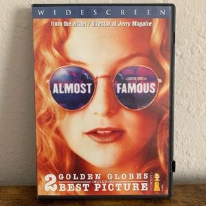 Almost Famous (2000) DVD Widescreen, Kate Hudson, Like New